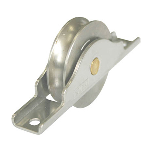 ｽﾃﾝﾚｽ ﾍﾞｱﾘﾝｸﾞ戸車 丸型 Φ42 1ﾊﾟｯｸ(2個)