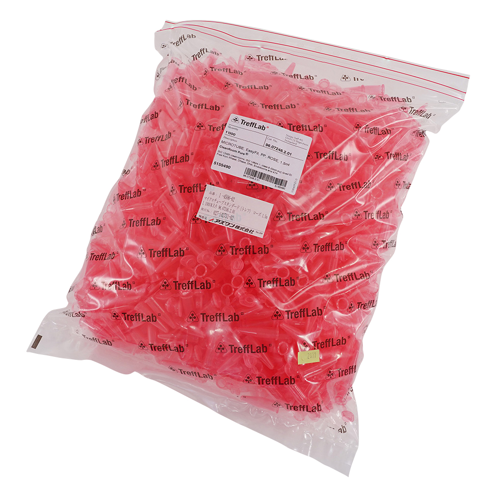 マイクロチューブスタンダード(トレフ)　ローズ　1.5mL　1000本入り画像