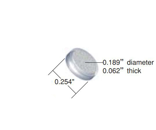 フリット　10μm　SEMI-PREP　STAINLESS　STEEL　9.1μL(10pk)画像