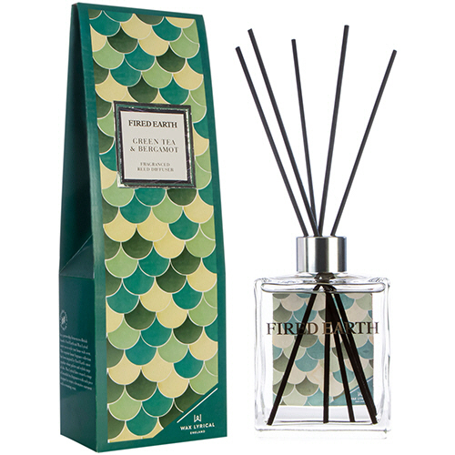 FIRED EARTH ﾘｰﾄﾞﾃﾞｨﾌｭｰｻﾞｰ ｸﾞﾘｰﾝﾃｨｰ&ﾍﾞﾙｶﾞﾓｯﾄ 本体 180ml 1ｾｯﾄ画像