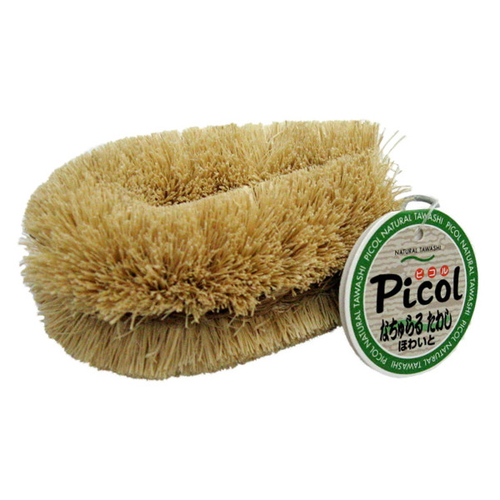 たわし ピコル ナチュラルタワシ ホワイト画像