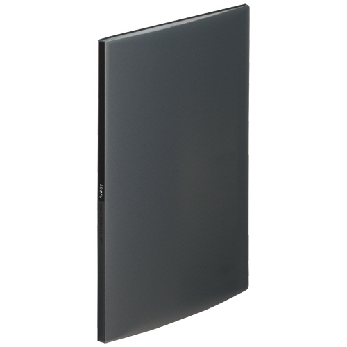 soeru ｸﾘﾔｰﾌﾞｯｸ A4ﾀﾃ 20ﾎﾟｹｯﾄ 背幅10mm ｽﾓｰｸﾌﾞﾗｯｸ 1冊画像