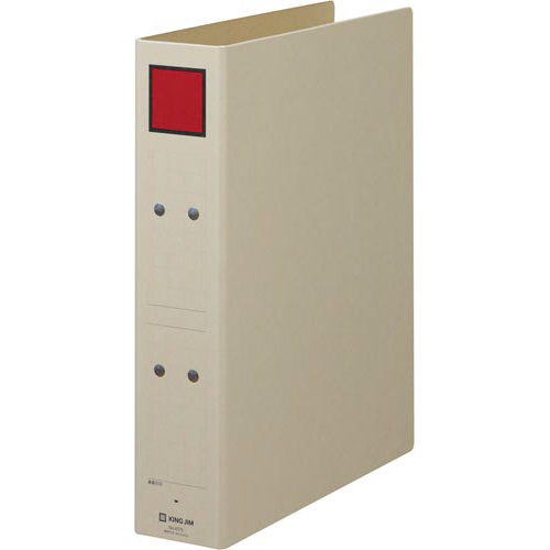 保存ファイル（片開き）Ａ４縦背幅６５ｍｍ赤画像