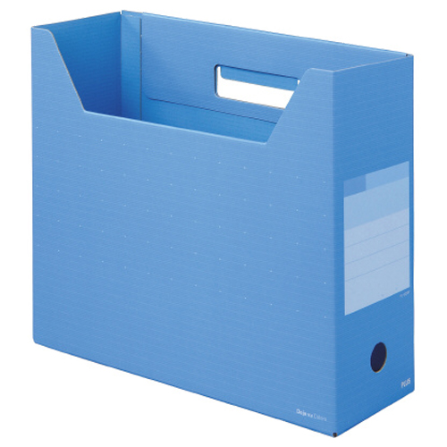 ﾃﾞｼﾞｬヴｶﾗｰｽﾞｼﾘｰｽﾞ ﾎﾞｯｸｽﾌｧｲﾙ ﾚｷﾞｭﾗｰ A4ﾖｺ 背幅100mm ｽｶｲﾌﾞﾙｰ 1冊画像