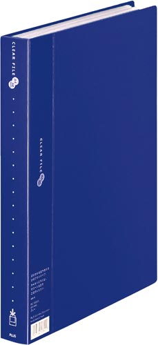 クリアーＦスーパーエコノミーＡ４タテ　６０Ｐ紺画像