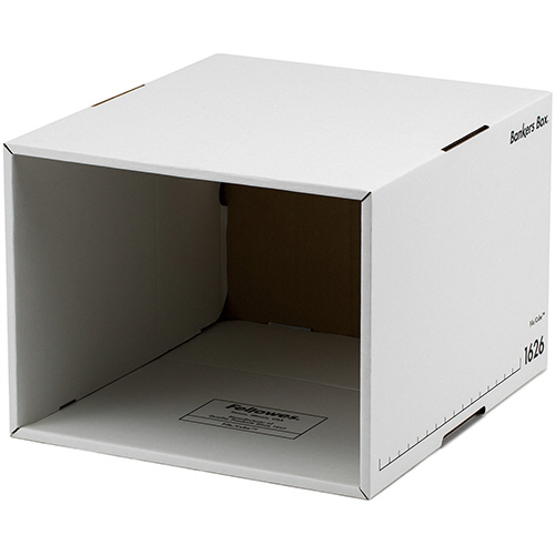 ﾊﾞﾝｶｰｽﾞﾎﾞｯｸｽ 1626sﾌｧｲﾙｷｭｰﾌﾞ A4 ﾎﾜｲﾄ/ﾌﾞﾗｯｸ 1ｾｯﾄ(15個:3個×5ﾊﾟｯｸ)画像