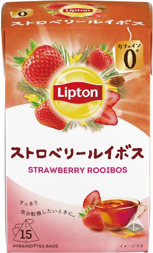 リプトン　ストロベリールイボスティーバッグ　１５袋画像