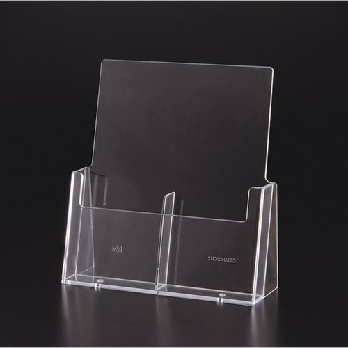 売場備品 カタログホルダー 2C112 A4三ツ折 2列 友屋