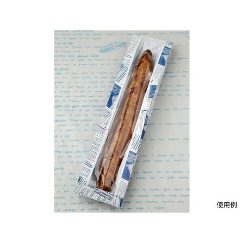 バケット袋 フランスパン保存袋No.101Bラミ・ヨーロピアン・フェネット(青) 大阪ポリエチレン販売 [ケース販売]画像