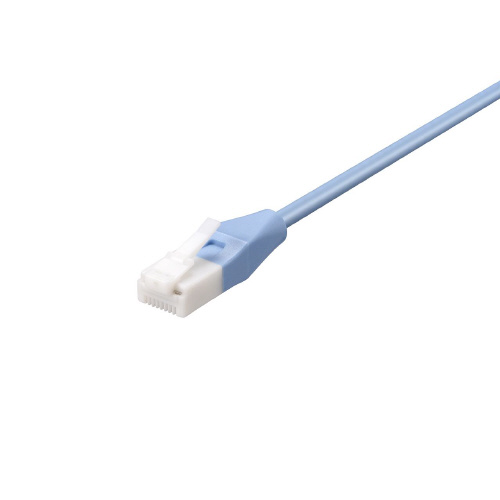 Cat6　LANケーブルやわらか15m　ブルー