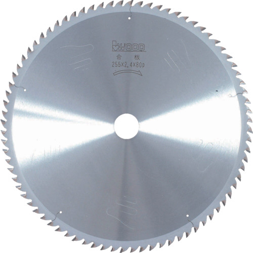 大口径ﾏﾙﾉｺﾁｯﾌﾟｿｰ 木工用 合板･横挽き Φ255 80P 1枚画像