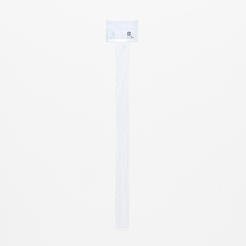 野菜ネット にんにくネット 無地ラベル 35cm 白 50本画像