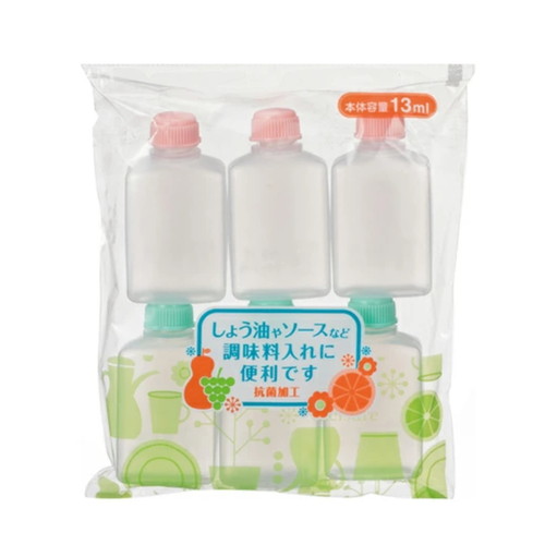 調味料ケース たれビン 6個入 角型 中 ケース 調味料入れ画像