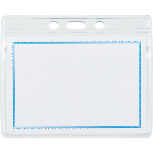 ｿﾌﾄ名札ｹｰｽﾌｧｽﾅｰ付 名刺ｻｲｽﾞ 1袋(10枚)画像