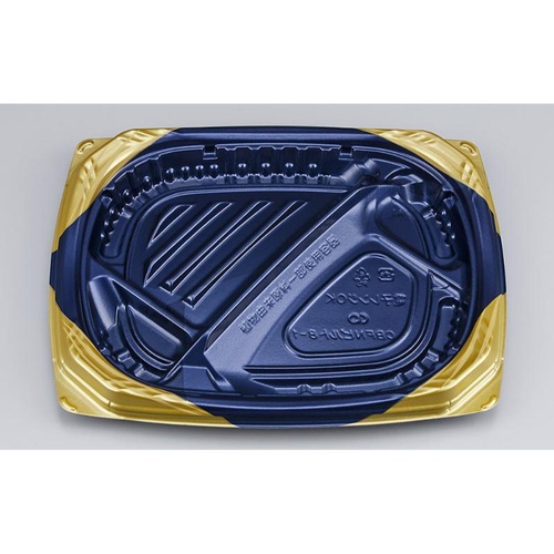 シーピー化成 弁当容器 CBFNビルト8-1 ソアBG 本体画像