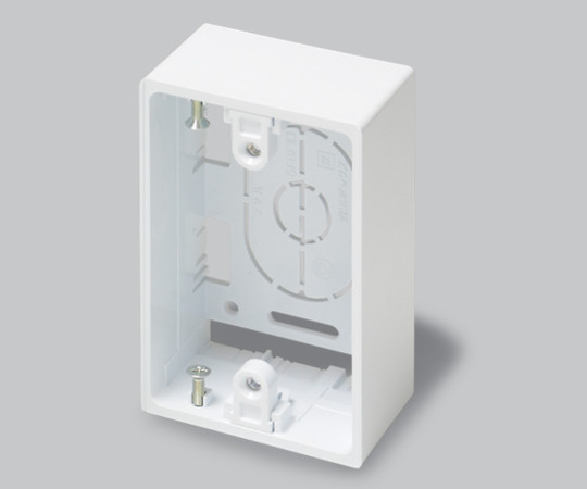 ニュー・エフモール付属品　露出ボックス　1個用　深型　ホワイト