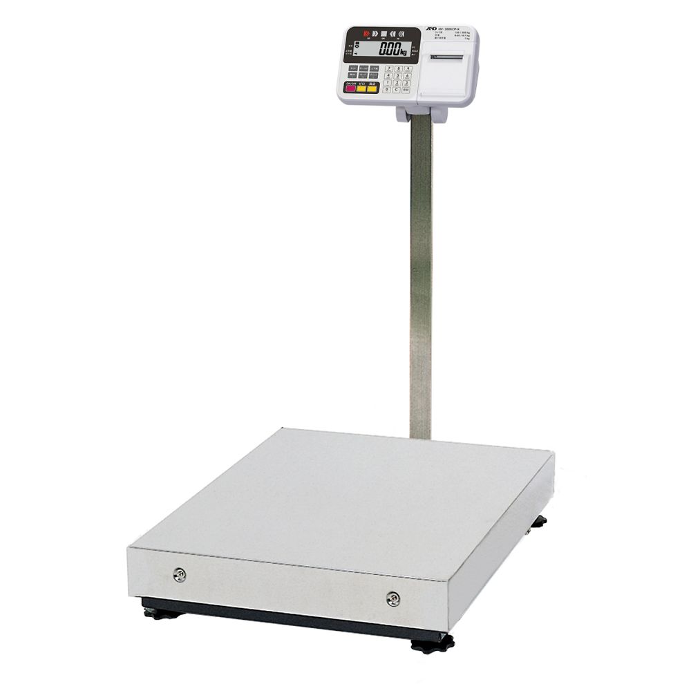 検定付き大型デジタル台はかり HV-C-Kシリーズ  ひょう量:150kg/300kg 最小表示:0.05kg/0.1kg プリンタ内蔵画像