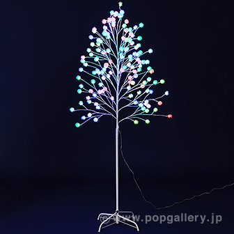 スマートLED ケセランパセラン立木（高さ：H180cm）画像