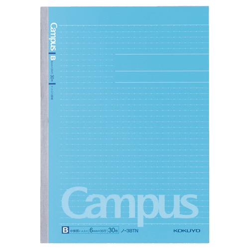 ｷｬﾝﾊﾟｽﾉｰﾄ(ﾄﾞｯﾄ入り罫線) ｾﾐB5 B罫 30枚 1冊画像