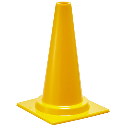 ﾐﾆｺｰﾝ 高さ450mm 黄 1ﾊﾟｯｸ(2個)画像