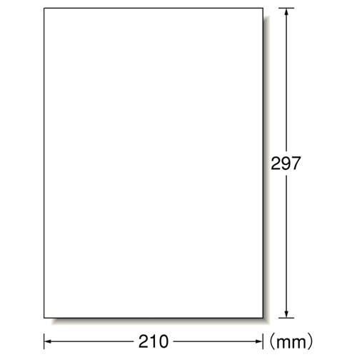 PPC(ｺﾋﾟｰ)ﾗﾍﾞﾙ A4 ﾉｰｶｯﾄ 1箱(500ｼｰﾄ)画像
