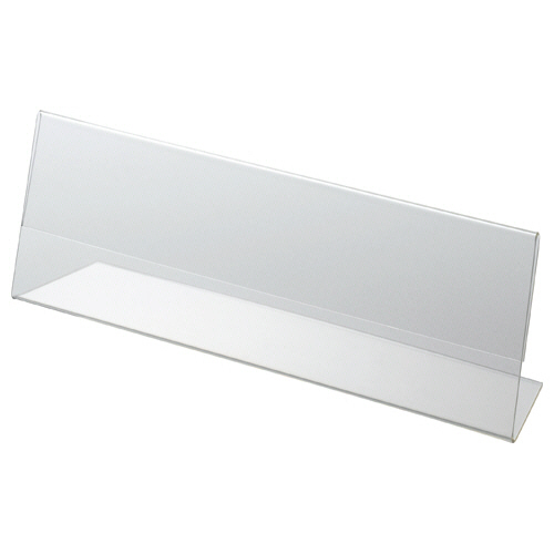 ｱｸﾘﾙ製ｶｰﾄﾞ立て L型 特大 250×80mm 1個画像