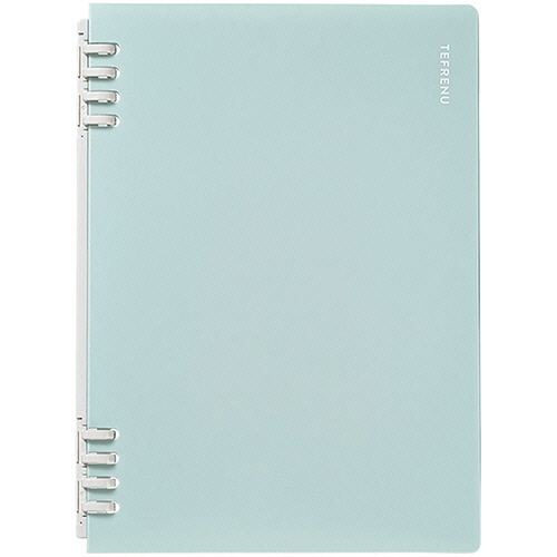 ﾘﾝｸﾞﾉｰﾄ ﾃﾌﾚｰﾇ A5ﾀﾃ 水色 1ｾｯﾄ(5冊)画像