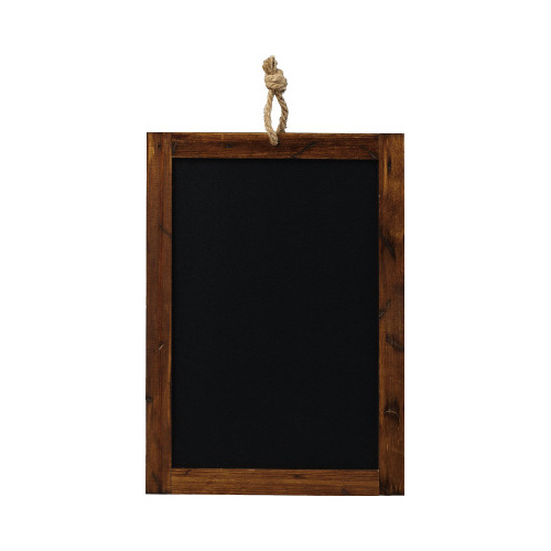 ヒモ・枠付き黒板　片面・黒色タイプ画像