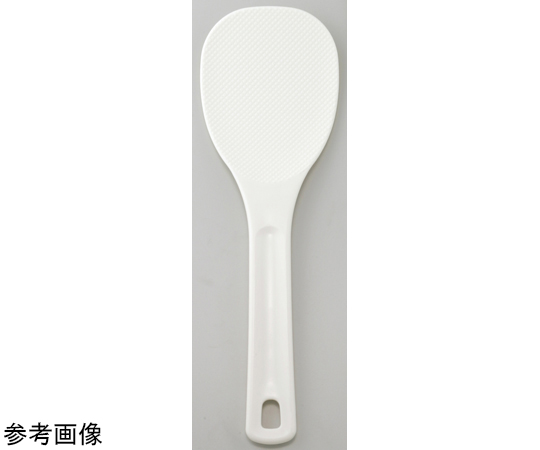 こびりつかないしゃもじ 36cm 持ち手が付いた平らなヘラの横向きの状態