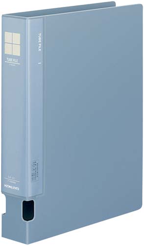 チューブファイルＰＰ青Ａ４縦背幅５４ｍｍ　４冊画像