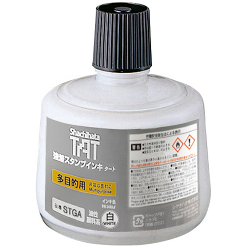 強着ｽﾀﾝﾌﾟｲﾝｷ ﾀｰﾄ(多目的用) 大瓶 330ml 白 1個画像
