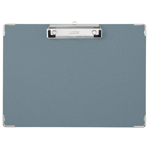 ﾎﾞｰﾙ用箋挟 A4ﾖｺ 灰 1ｾｯﾄ(10枚)画像