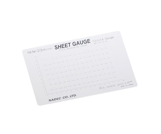 顕微鏡用スケール(シートゲージ)　サークルゲージ画像