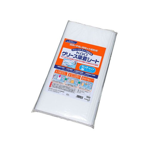 グリーストラップ洗浄ツール Kaoグリース吸着シートカットタイプ 花王画像