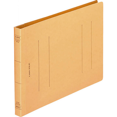 ﾌﾗｯﾄﾌｧｲﾙ(環境) 樹脂押え具 A5ﾖｺ 150枚収容 背幅18mm 黄 1ｾｯﾄ(10冊)画像