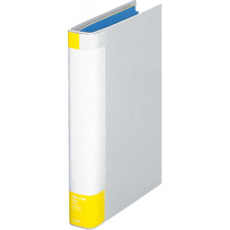 ﾊﾟｲﾌﾟ式ﾌｧｲﾙ(環境)片開き A4ﾀﾃ 300枚収容 30mmとじ 背幅45mm ﾗｲﾄｸﾞﾚｰ 1冊画像