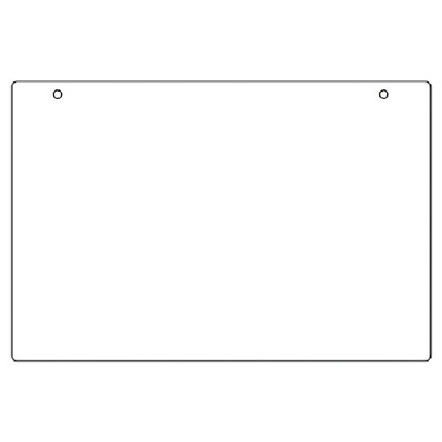 吊り下げ式表示板 白無地板･ｱｸﾘﾙ･300×450 1枚画像