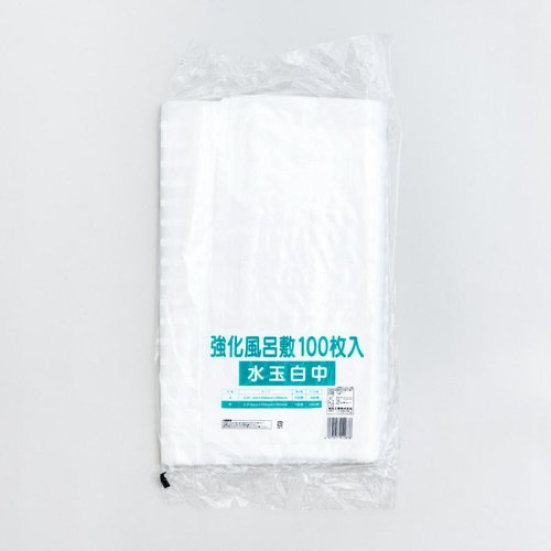 ポリ風呂敷 強化風呂敷 水玉白 中 福助工業画像