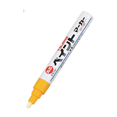 すみつけﾍﾟｲﾝﾄﾏｰｶｰ 中字 丸芯 黄 1本画像