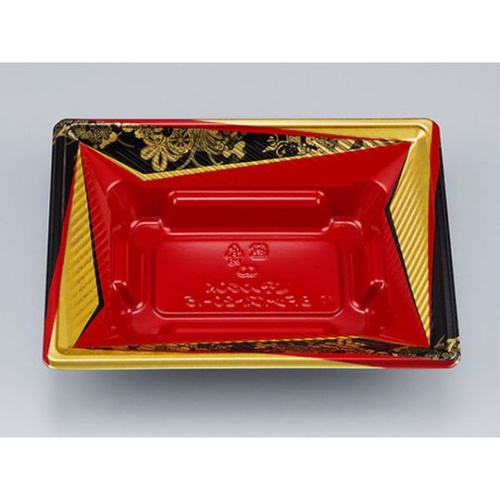 シーピー化成 どんぶり容器 BFツイスト20-15 辻風赤 本体 発泡画像