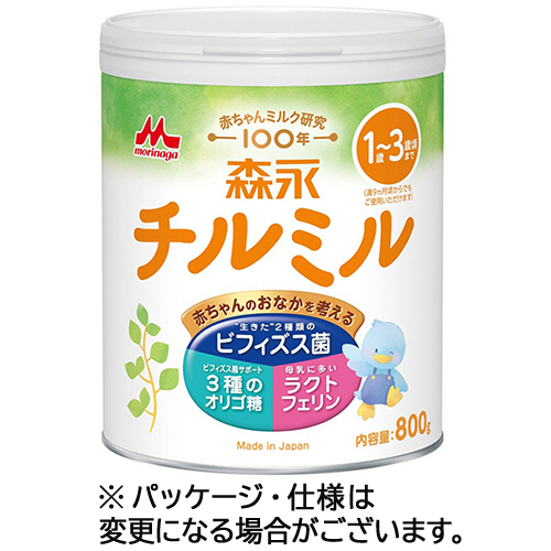 乳児用ﾐﾙｸ ﾁﾙﾐﾙ 大缶 800g 1ｹｰｽ(8個)画像