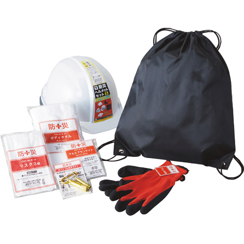 防災ﾍﾙﾒｯﾄｾｯﾄ 7点 1ｾｯﾄ