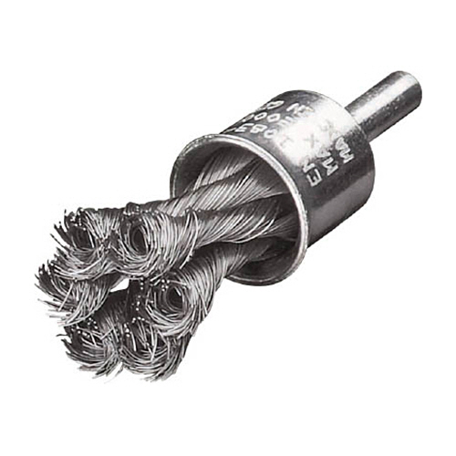 軸付ﾉｯﾄ型ｴﾝﾄﾞﾌﾞﾗｼ φ19 高張度鋼線 0.35 1個画像