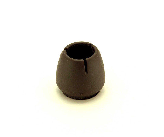 ワイドフェルトキャップ　丸脚用　21-32mm　濃茶　4個入画像