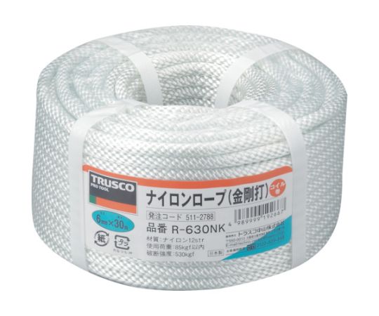 ナイロンロープ　金剛打　線径6mmX長さ30m