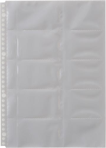 アクアドロップス名刺ポケット両面Ａ４　１０枚×１０画像