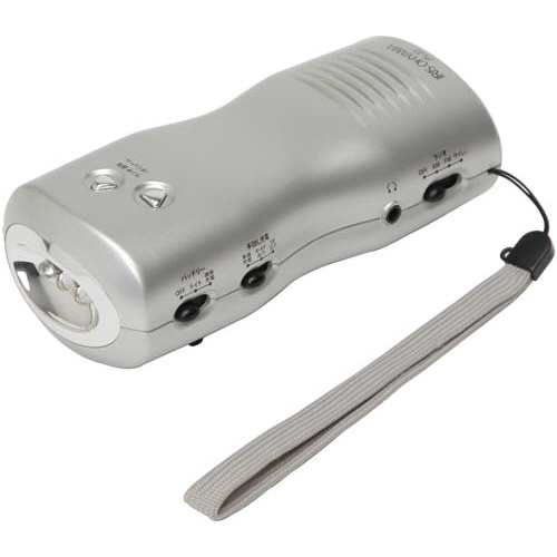 手回し充電ラジオライト画像