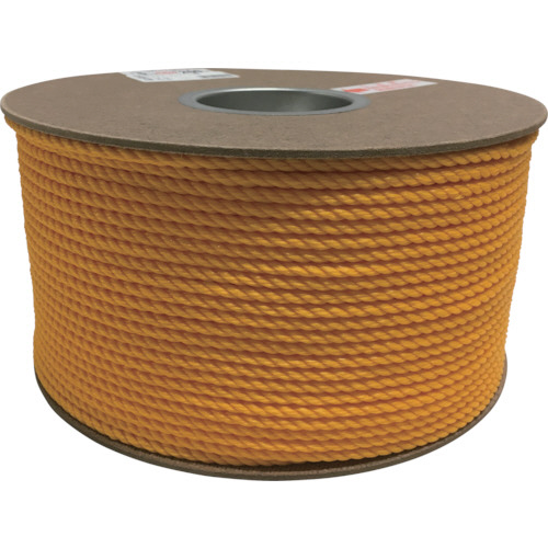 ﾎﾟﾘｴﾁﾚﾝﾛｰﾌﾟﾄﾞﾗﾑ巻 5mm×200m ｲｴﾛｰ 1巻画像