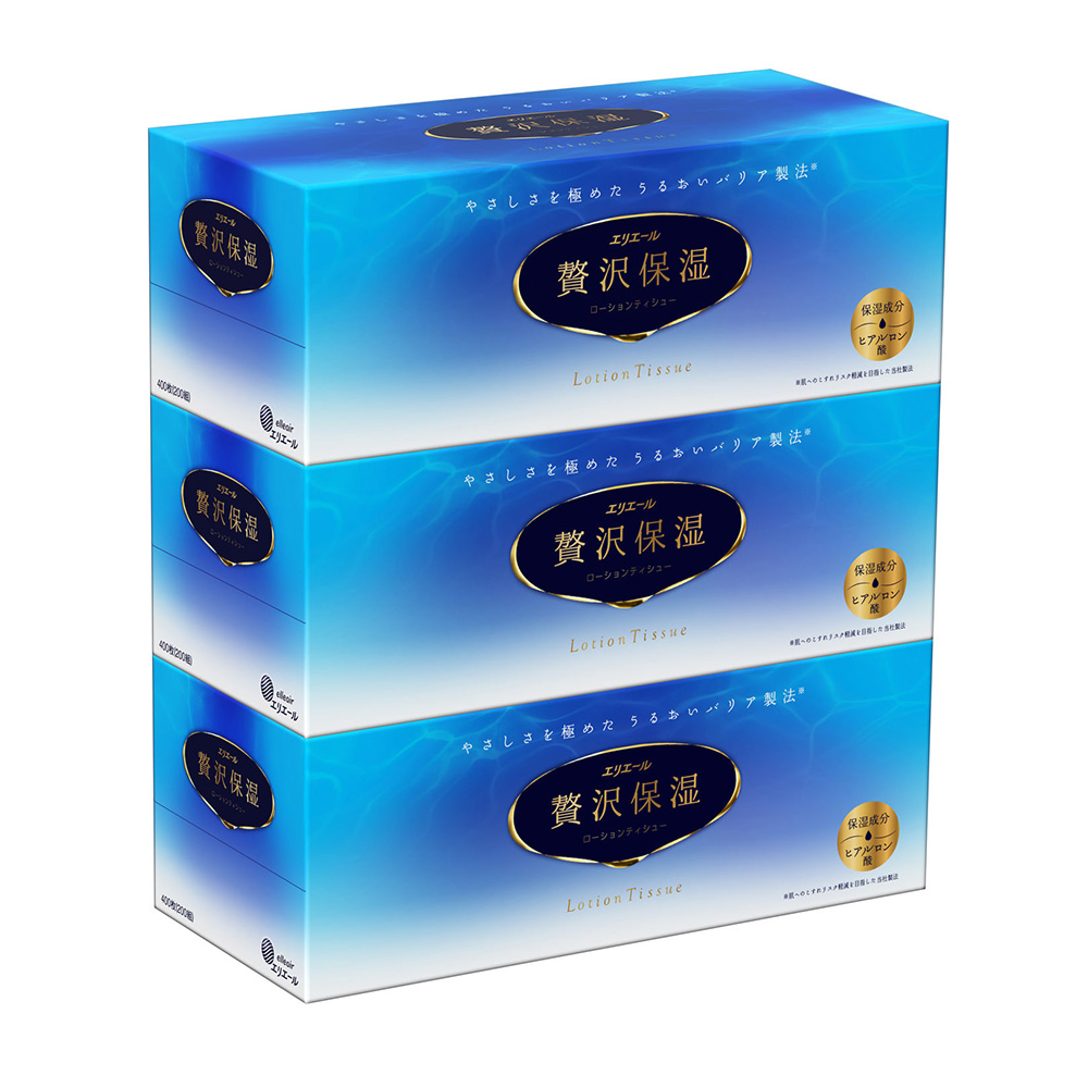エリエール 贅沢保湿 200W3P 1ケース（200組×30箱入）