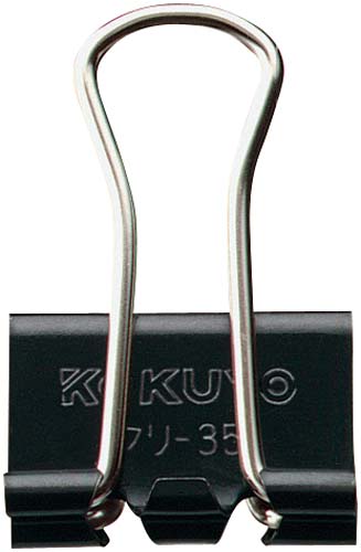 ダブルクリップ小口幅１９ｍｍ　１０個画像